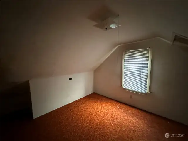 View of one of the upstairs bedrooms.