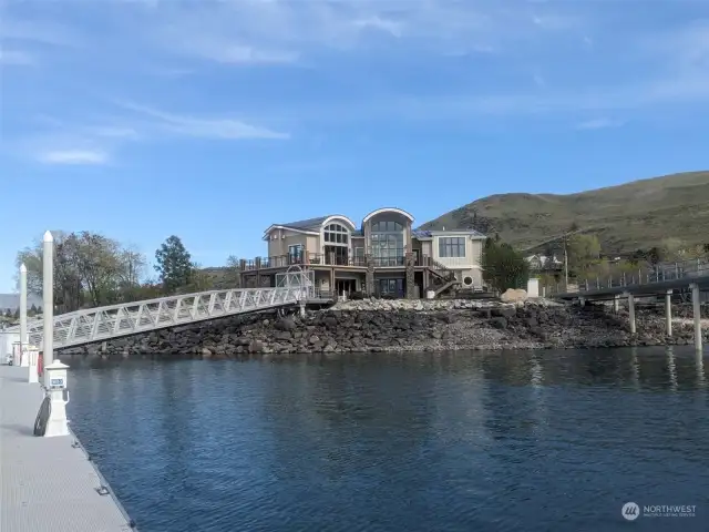 Clubhouse from dock