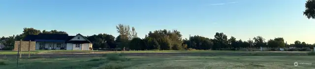 Garrison creek view of tree line