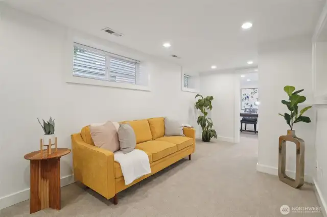 Lower level family room