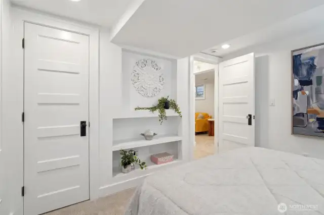 Lower level bedroom