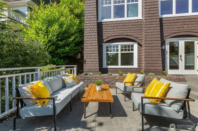 Private patio for ADU