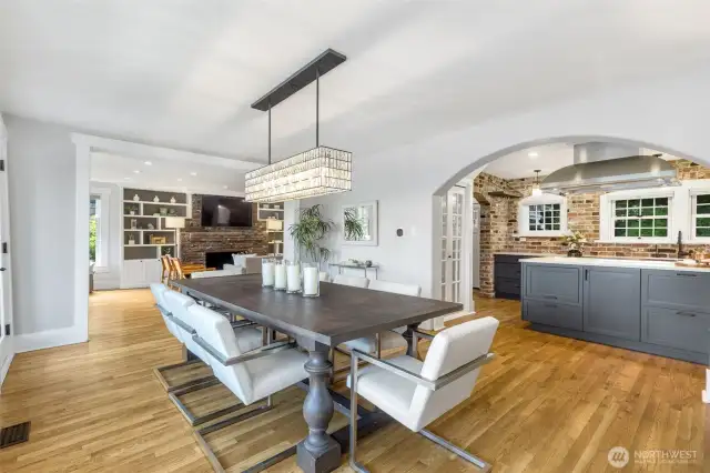 Open plan makes for easy entertaining
