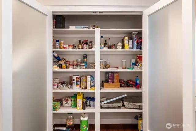 Lots of room in the pantry.