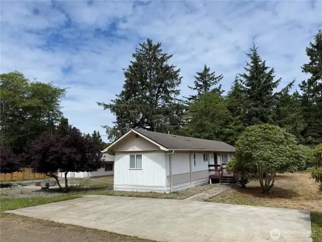 Plenty of room on this double lot.