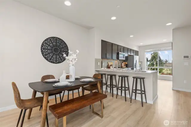 Spacious open-concept layout – perfect for entertaining in the living and dining areas.
