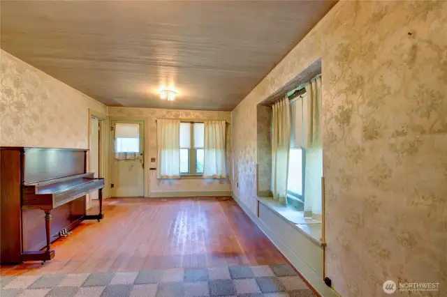 Looking toward the front door
