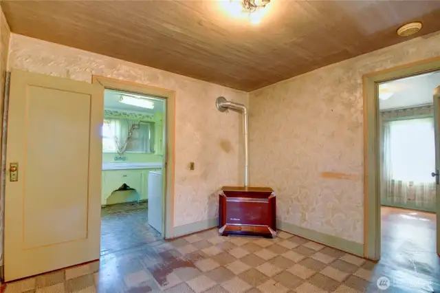 Current natural gas heating system for the house