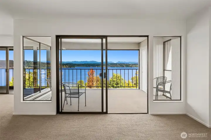 View from living room
