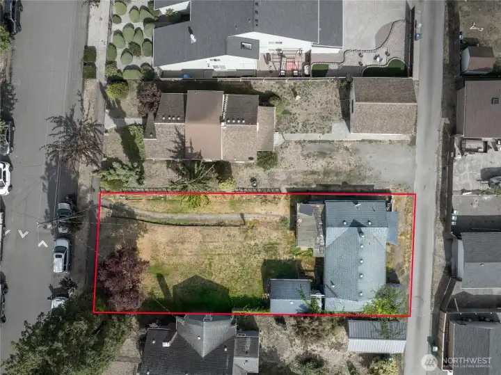 Neighboring property (above subject property in this photo) is also for sale