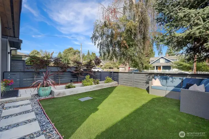 Wonderful yard space for entertaining and relaxing