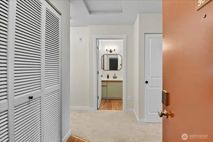 Entry into your new home.