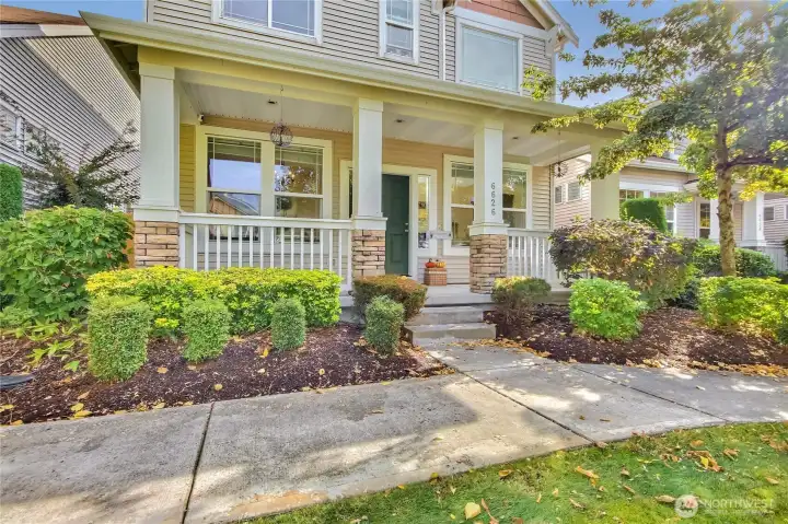 Walk up to Front door