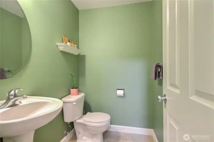 Powder bath on main floor