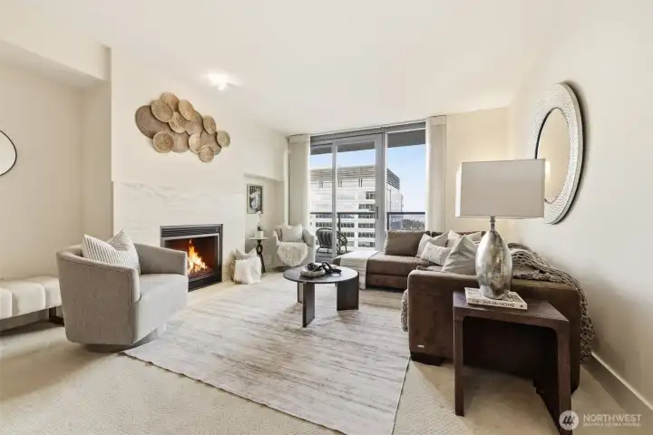 Spacious open floor plan with great flow.