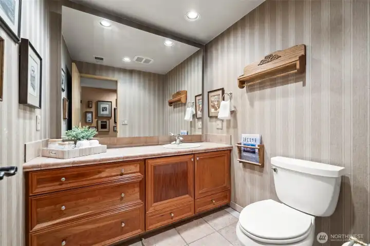 Main floor half bath