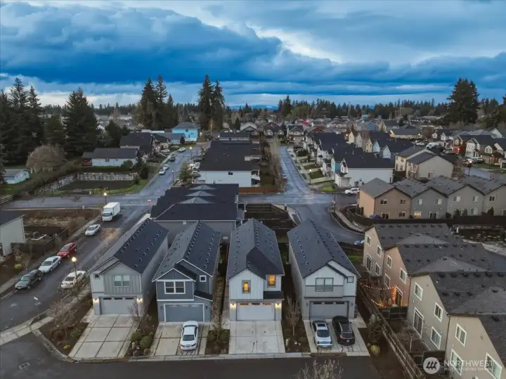 Aerial, North-Facing