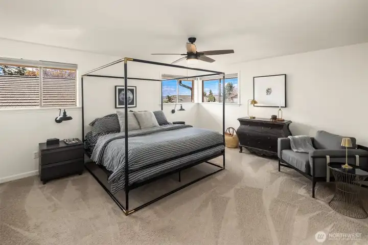 Primary suite of your dreams. With en suite bathroom.