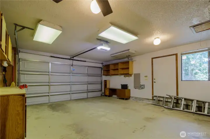 Deep double garage