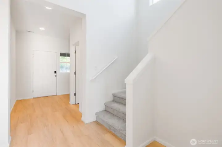 Looking back toward Front Door and Stairs to Bedrooms, etc