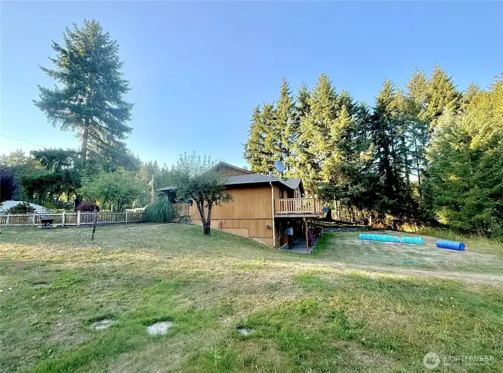 Huge back yard