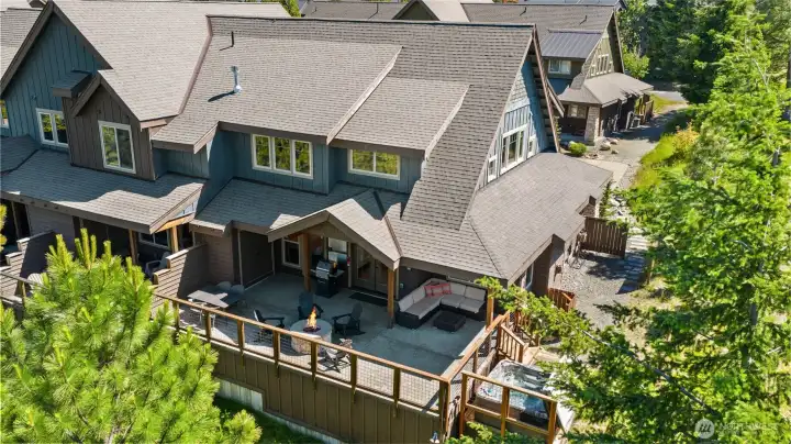Aerial view of 137 Big Hill Drive
