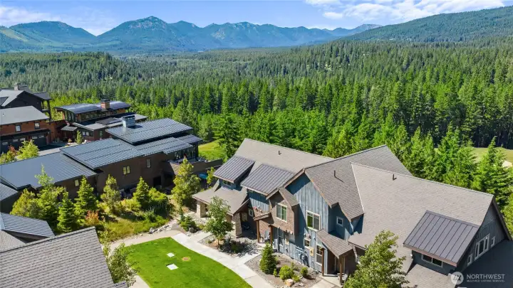 Aerial view of 137 Big Hill Drive