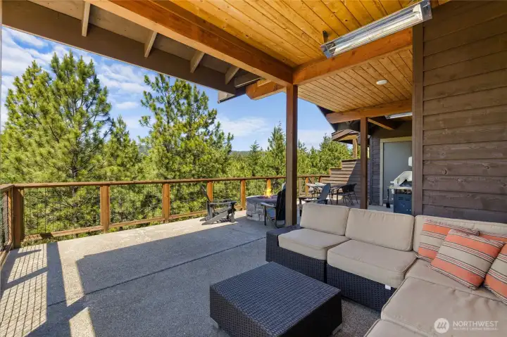 Built in outdoor heaters