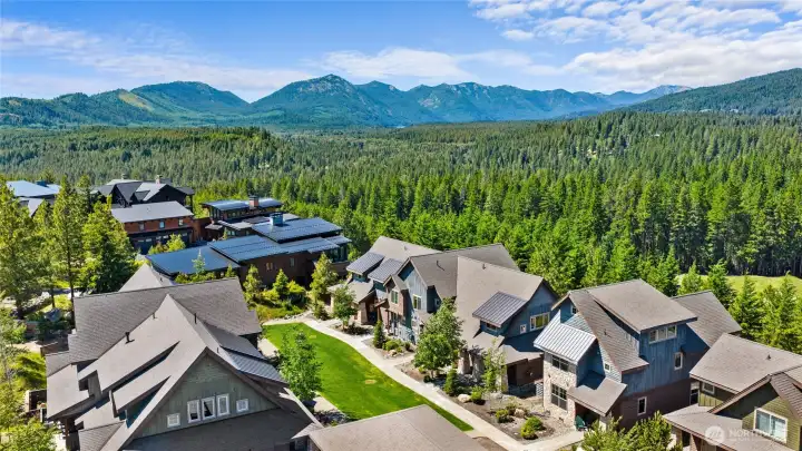 Aerial view of Talisman Village