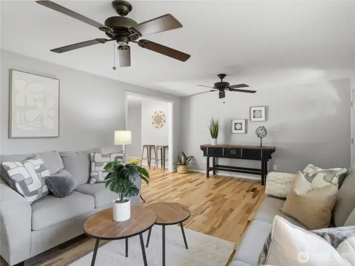 Large entry area.