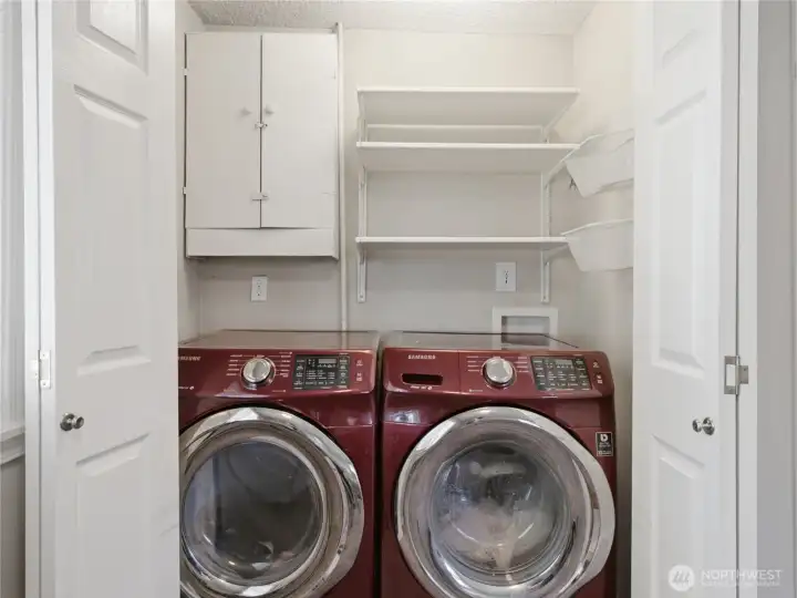 Washer and dryer stay!