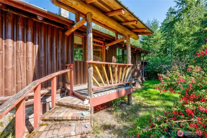 Main entrance to the property