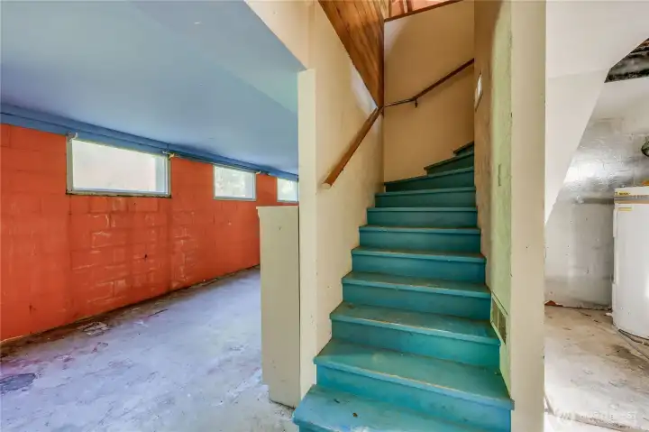 Basement stairs