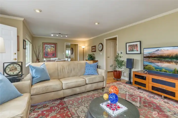 Doorway on the right leads to corridor with 3 bedrooms.