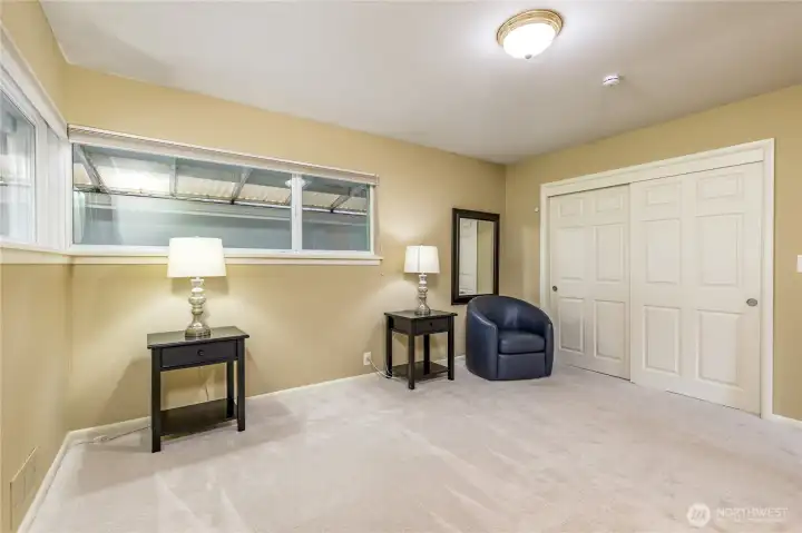 Third bedroom on the main level.