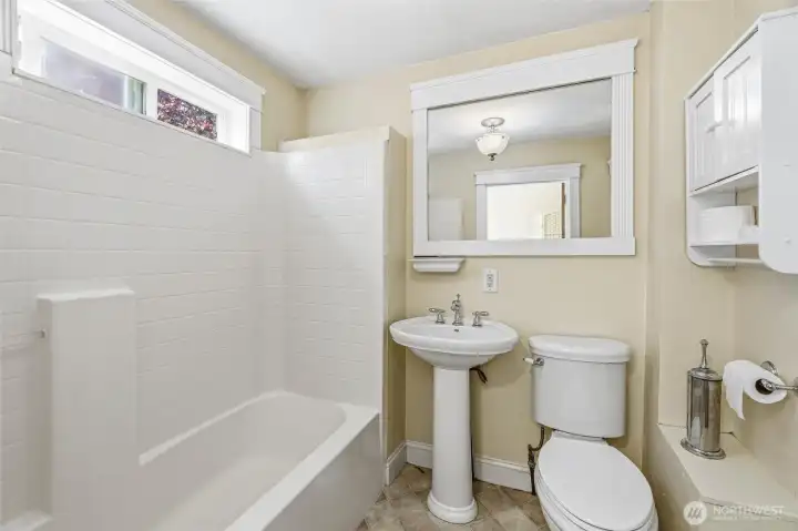Downstairs bathroom. Downstairs bathroom.