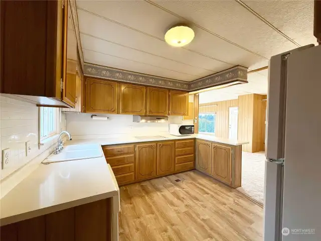 View of Kitchen from the Utility area.