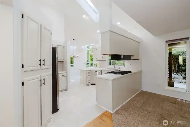 Ample Kitchen storage