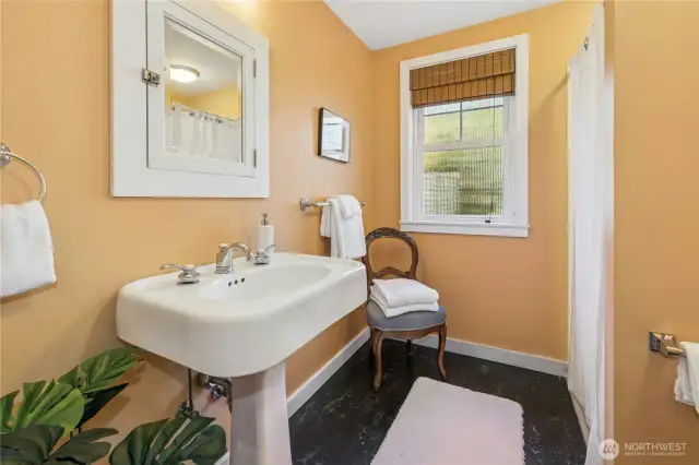 Main Floor Bathroom with Easy Access Shower