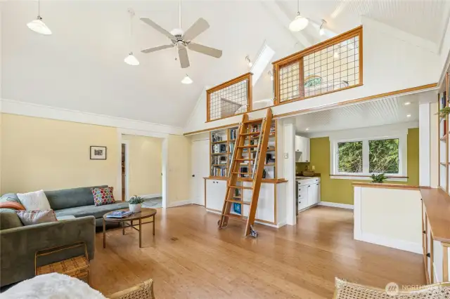 Guest House Sitting Room with Loft