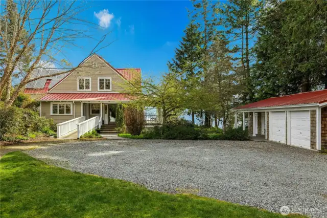 Primary Waterview Home with 2 Car Garage, Workshop and Potting Shed to right