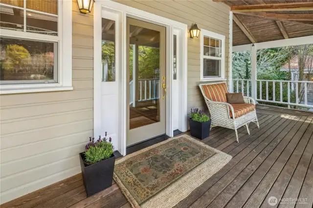 Welcome Your Guests on Your Covered Wrap Around Front Porch
