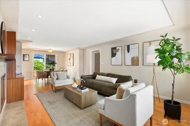 Main living and dining room