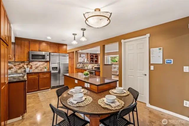 Built in Table in Kitchen
