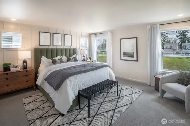 Primary bedroom suite
