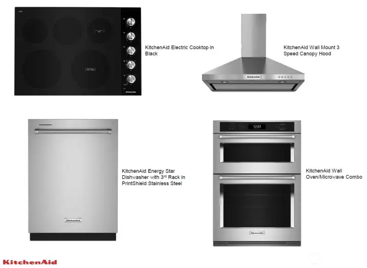 Interior selection, appliances