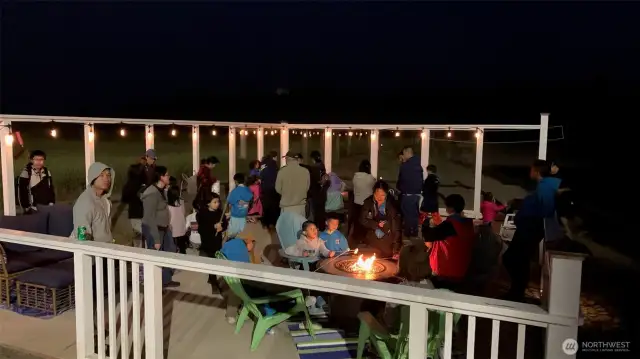 enjoy one of the many firepits or the