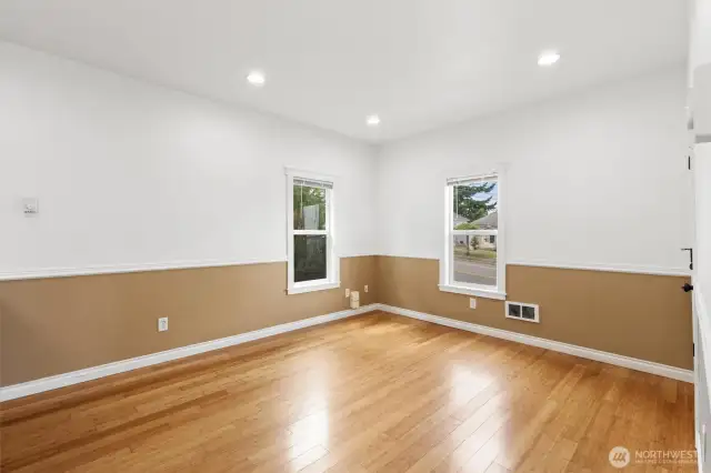 All new interior paint with high ceilings, bamboo floors and a lot of natural light.