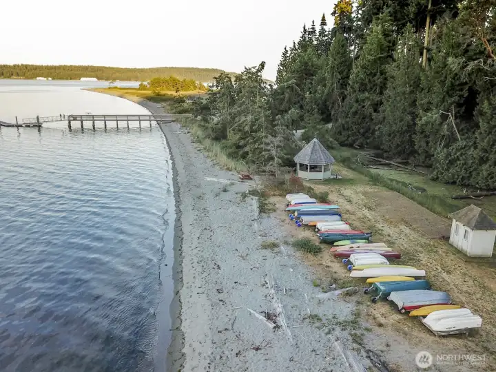 Kayak storage.