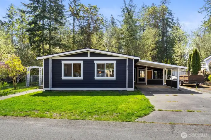 Recently painted exterior